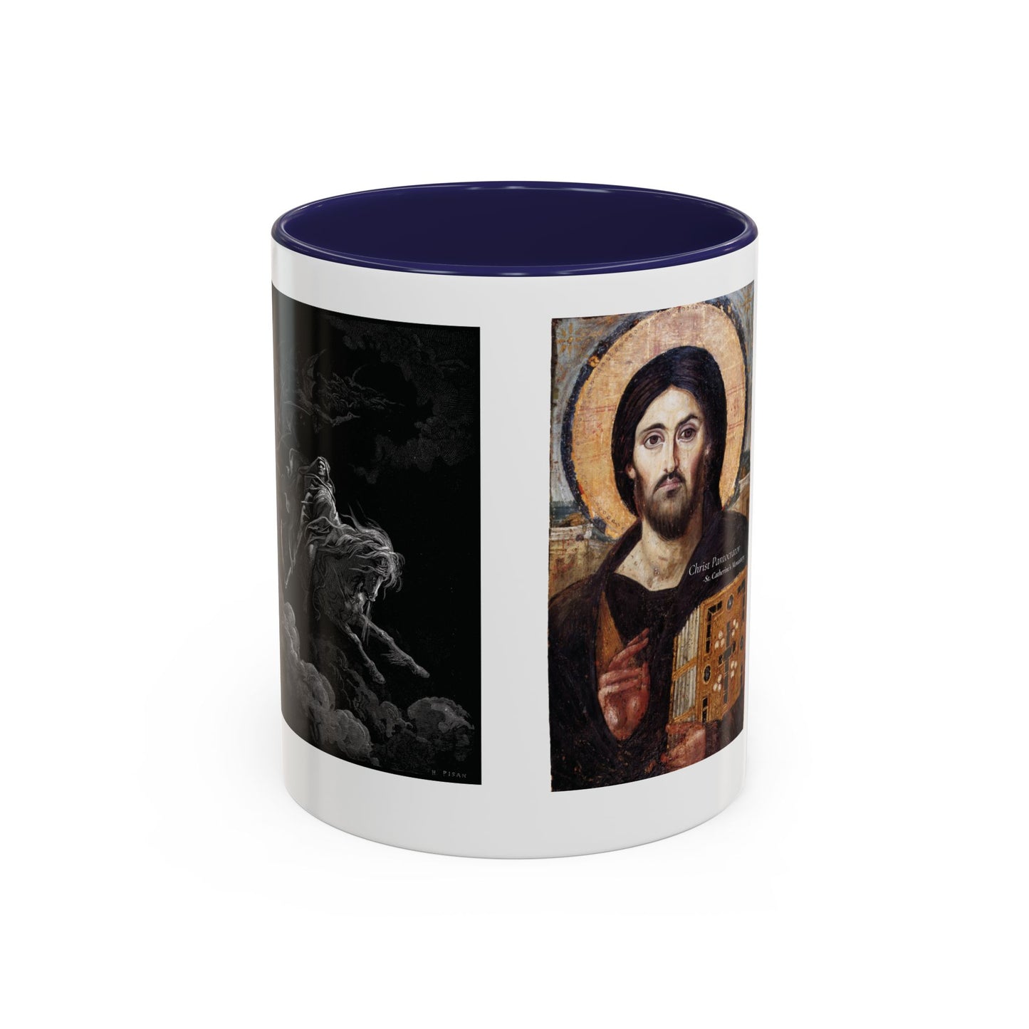Christian Art Revolution "Mash-up" Coffee Mug, Religious Gift, Inspirational Drinking Cup, Art Mug for Faith Lovers, Unique Kitchen Decor