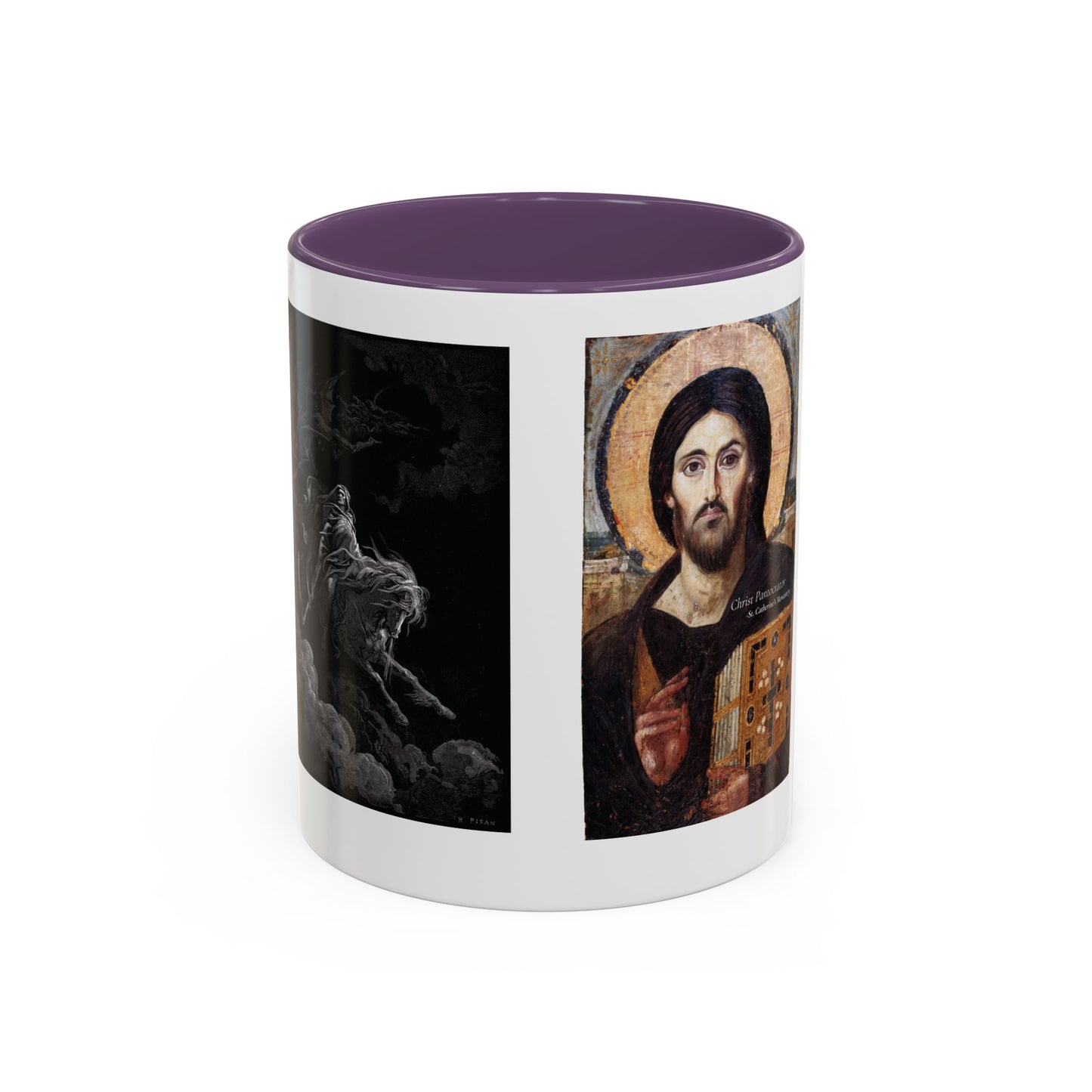 Christian Art Revolution "Mash-up" Coffee Mug, Religious Gift, Inspirational Drinking Cup, Art Mug for Faith Lovers, Unique Kitchen Decor