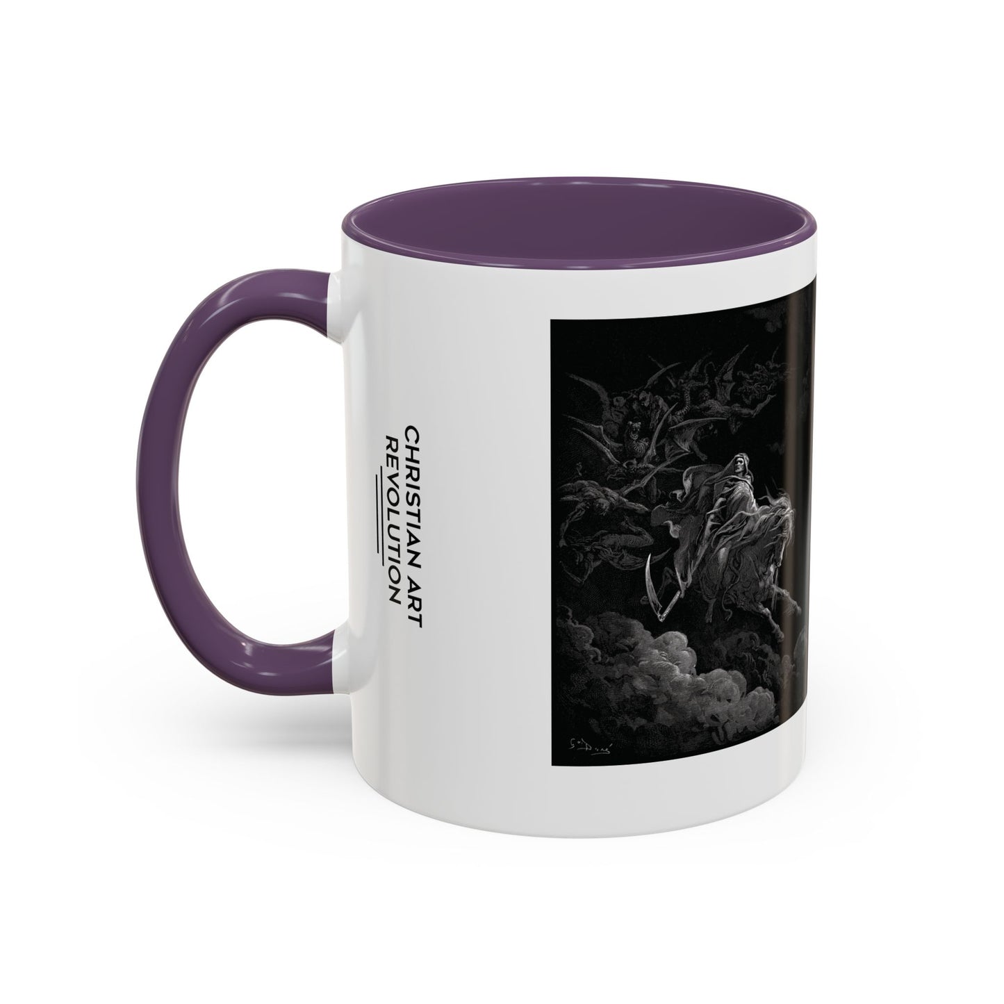 Christian Art Revolution "Mash-up" Coffee Mug, Religious Gift, Inspirational Drinking Cup, Art Mug for Faith Lovers, Unique Kitchen Decor