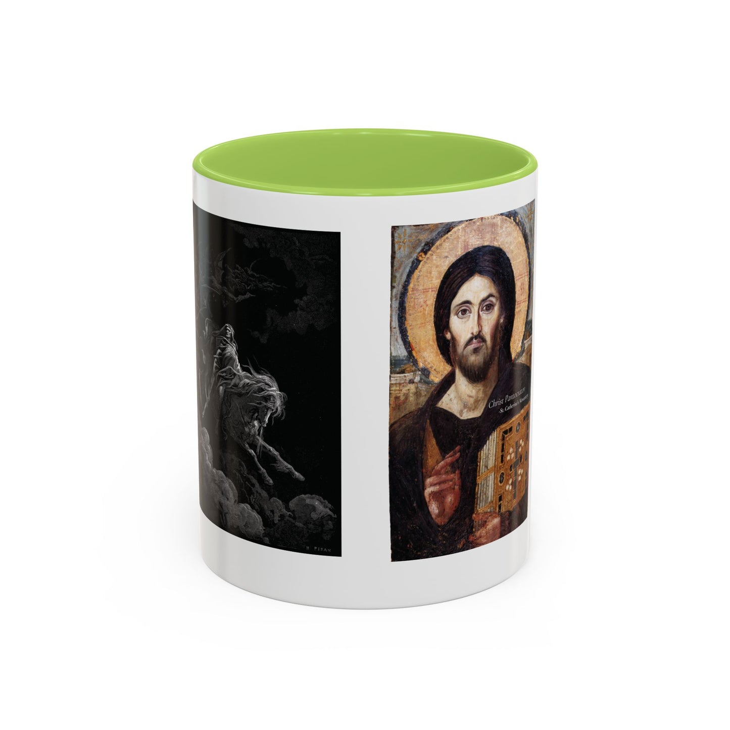 Christian Art Revolution "Mash-up" Coffee Mug, Religious Gift, Inspirational Drinking Cup, Art Mug for Faith Lovers, Unique Kitchen Decor