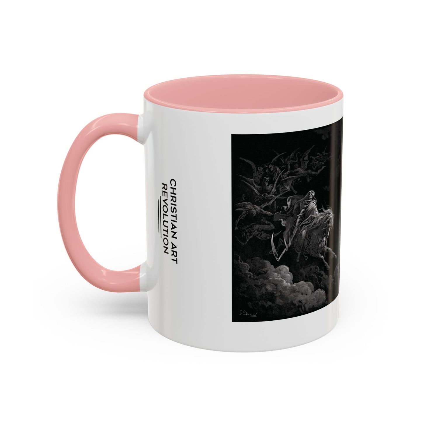 Christian Art Revolution "Mash-up" Coffee Mug, Religious Gift, Inspirational Drinking Cup, Art Mug for Faith Lovers, Unique Kitchen Decor