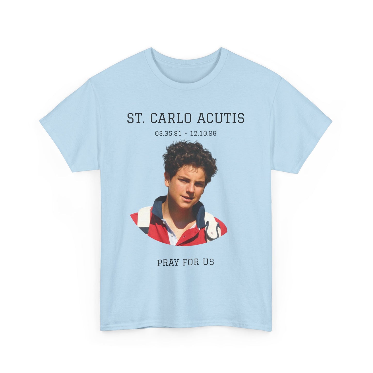 St. Carlo Acutis Unisex Heavy Cotton Tee