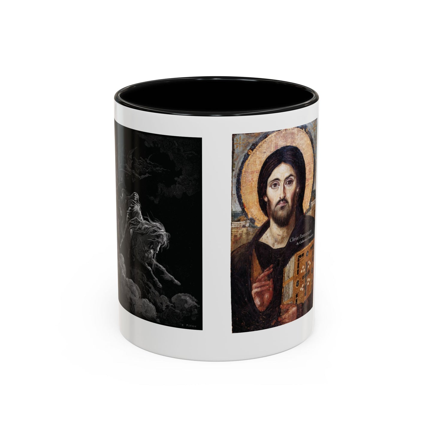 Christian Art Revolution "Mash-up" Coffee Mug, Religious Gift, Inspirational Drinking Cup, Art Mug for Faith Lovers, Unique Kitchen Decor