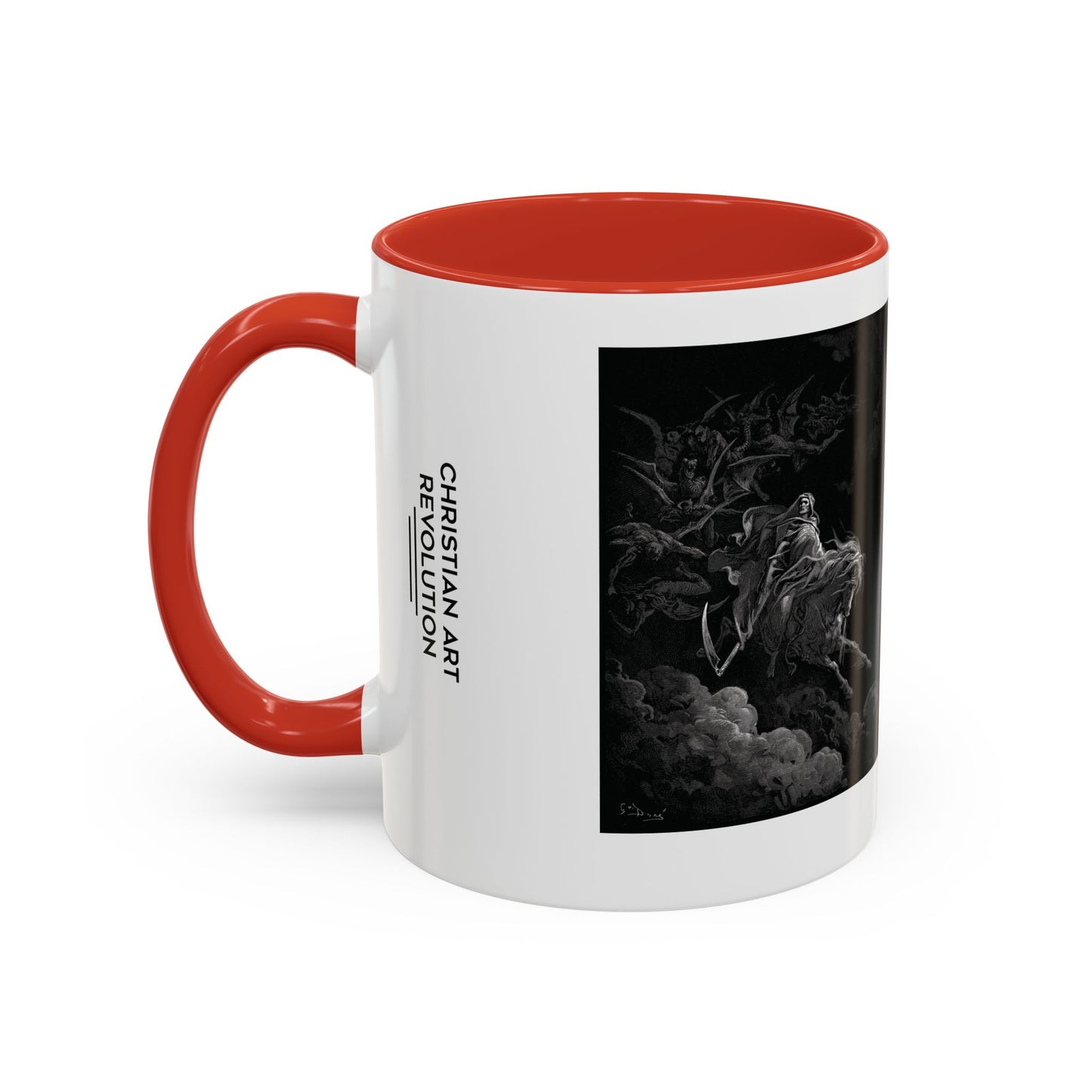 Christian Art Revolution "Mash-up" Coffee Mug, Religious Gift, Inspirational Drinking Cup, Art Mug for Faith Lovers, Unique Kitchen Decor