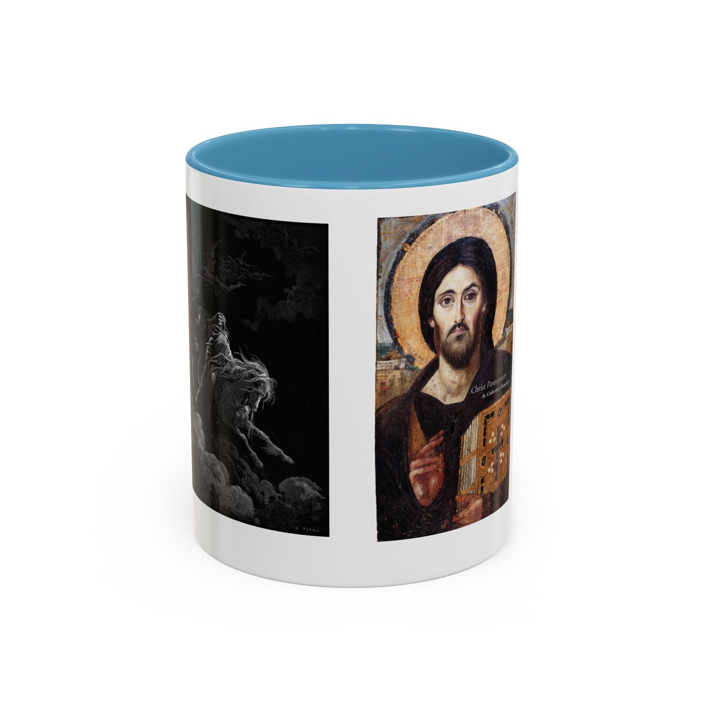 Christian Art Revolution "Mash-up" Coffee Mug, Religious Gift, Inspirational Drinking Cup, Art Mug for Faith Lovers, Unique Kitchen Decor