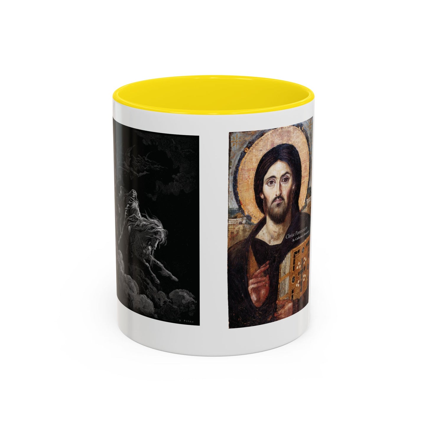 Christian Art Revolution "Mash-up" Coffee Mug, Religious Gift, Inspirational Drinking Cup, Art Mug for Faith Lovers, Unique Kitchen Decor