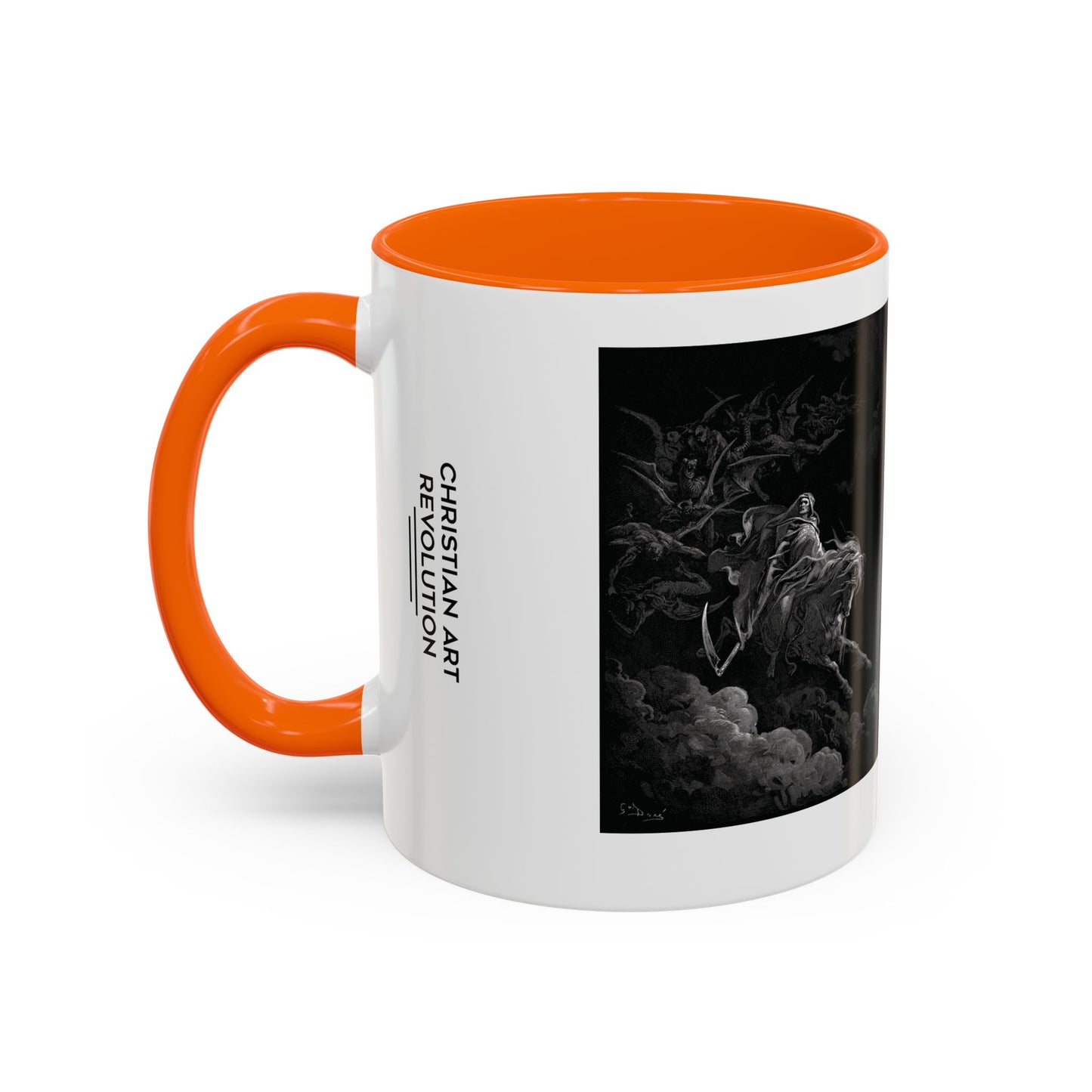 Christian Art Revolution "Mash-up" Coffee Mug, Religious Gift, Inspirational Drinking Cup, Art Mug for Faith Lovers, Unique Kitchen Decor