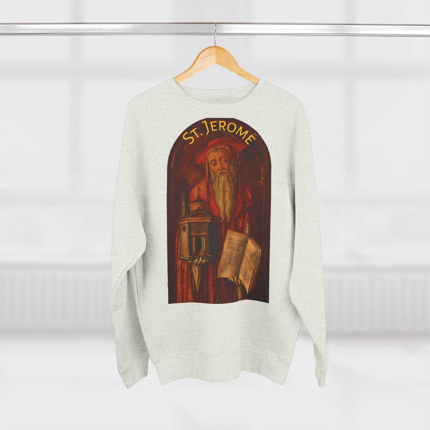 Saint Jerome The Bold Crewneck Sweatshirt, Christian Gifts, Religious Apparel, Cozy Church Wear, Unique Saint Jerome Gift, Unisex [...]