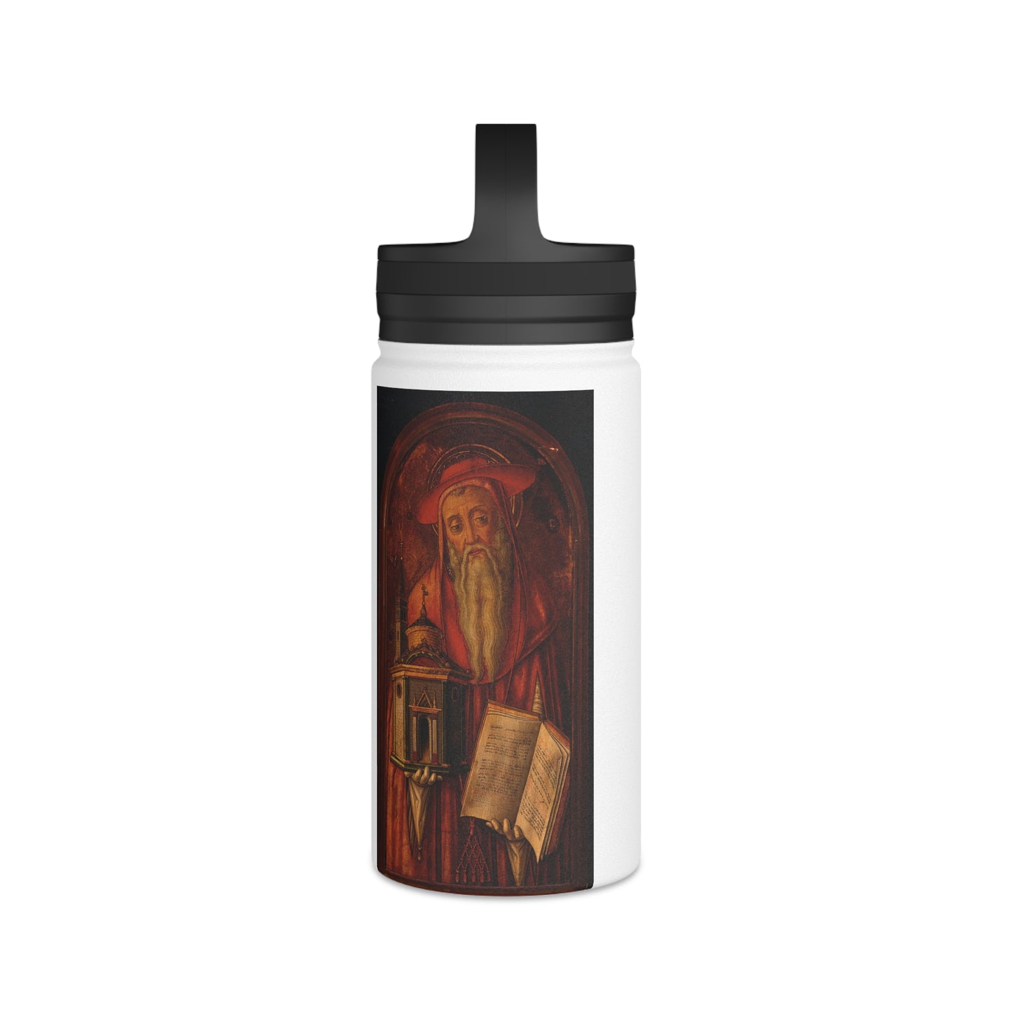Stainless Steel Water Bottle, Handle Lid