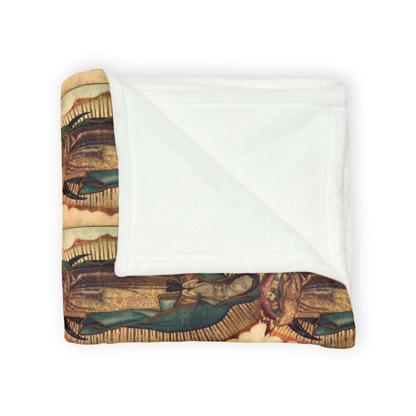 "Our Lady of Guadalupe" Soft Polyester Blanket