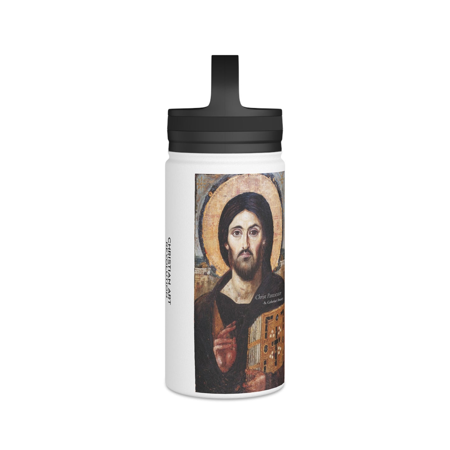 Stainless Steel Water Bottle, Handle Lid
