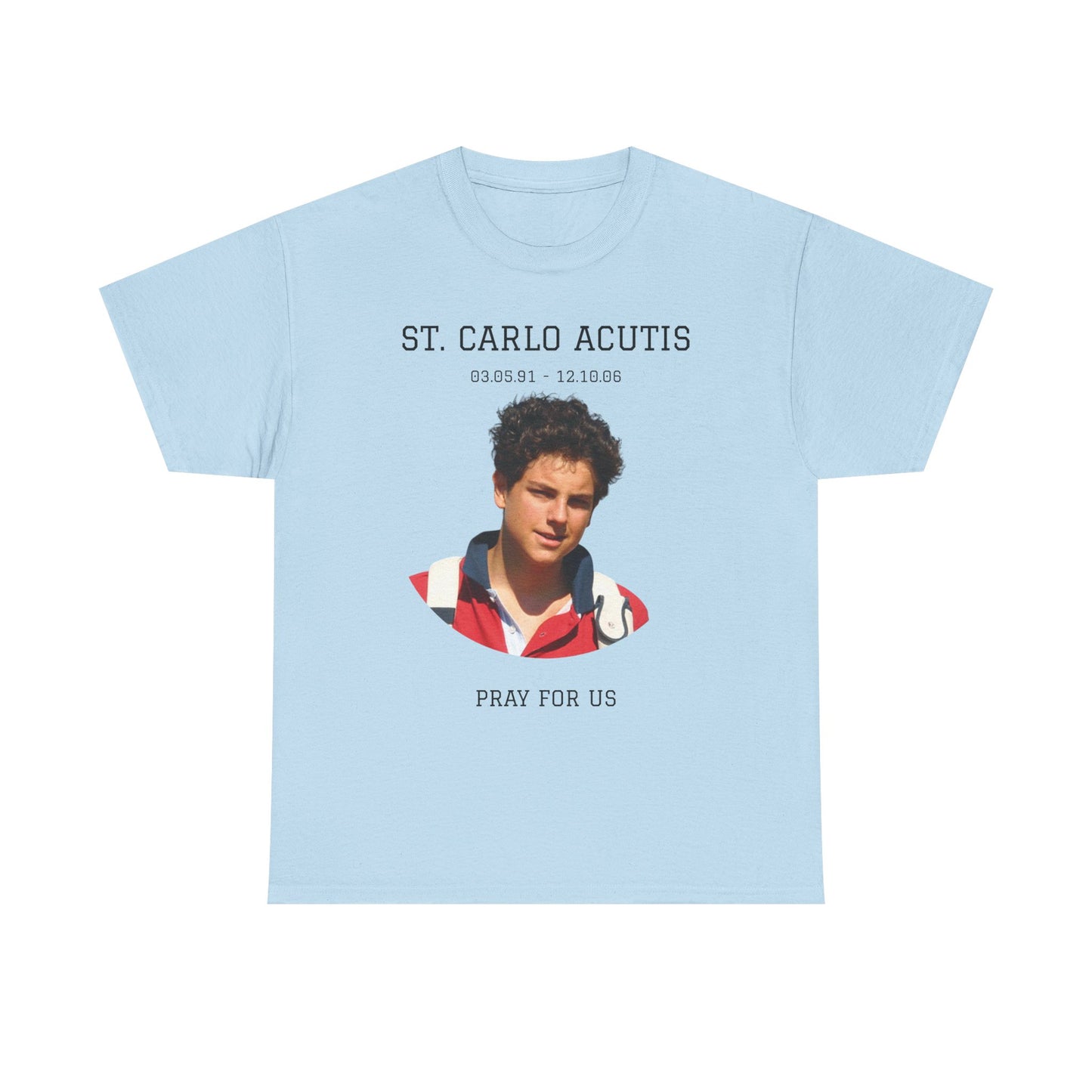 St. Carlo Acutis Unisex Heavy Cotton Tee