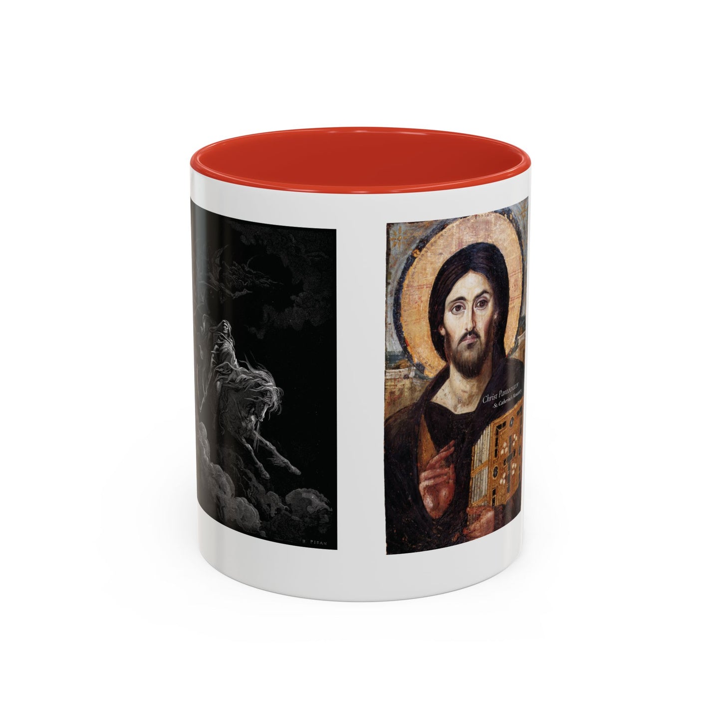 Christian Art Revolution "Mash-up" Coffee Mug, Religious Gift, Inspirational Drinking Cup, Art Mug for Faith Lovers, Unique Kitchen Decor