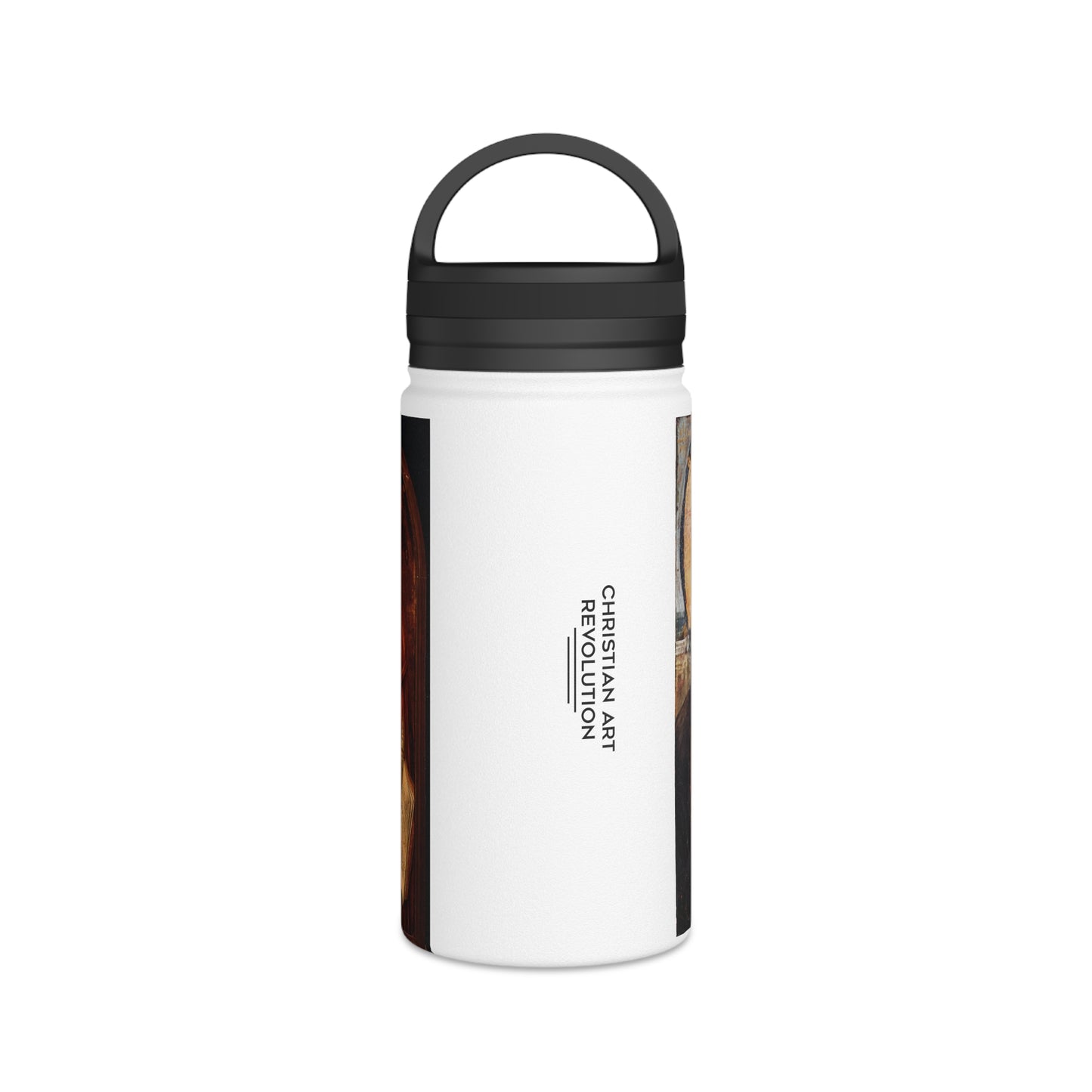Stainless Steel Water Bottle, Handle Lid