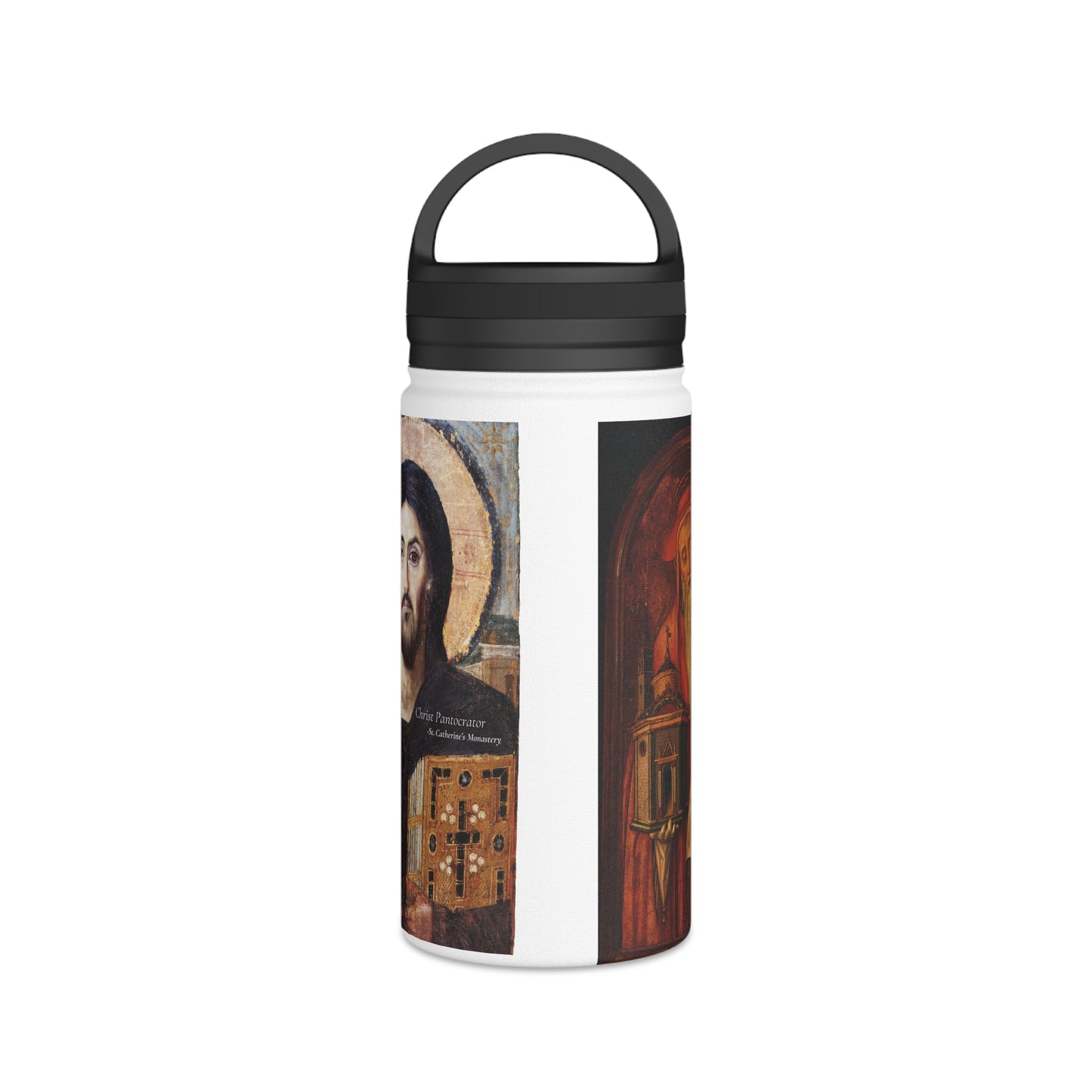 Stainless Steel Water Bottle, Handle Lid