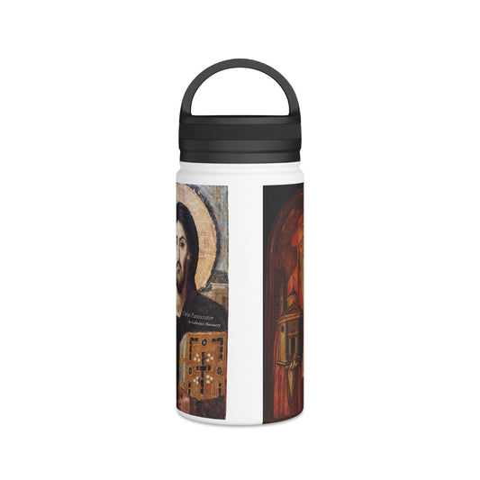Stainless Steel Water Bottle, Handle Lid